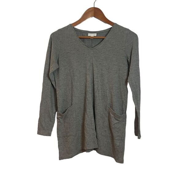 3 for $30! J. Jill grey v neck tunic. Size xsp - Picture 1 of 8